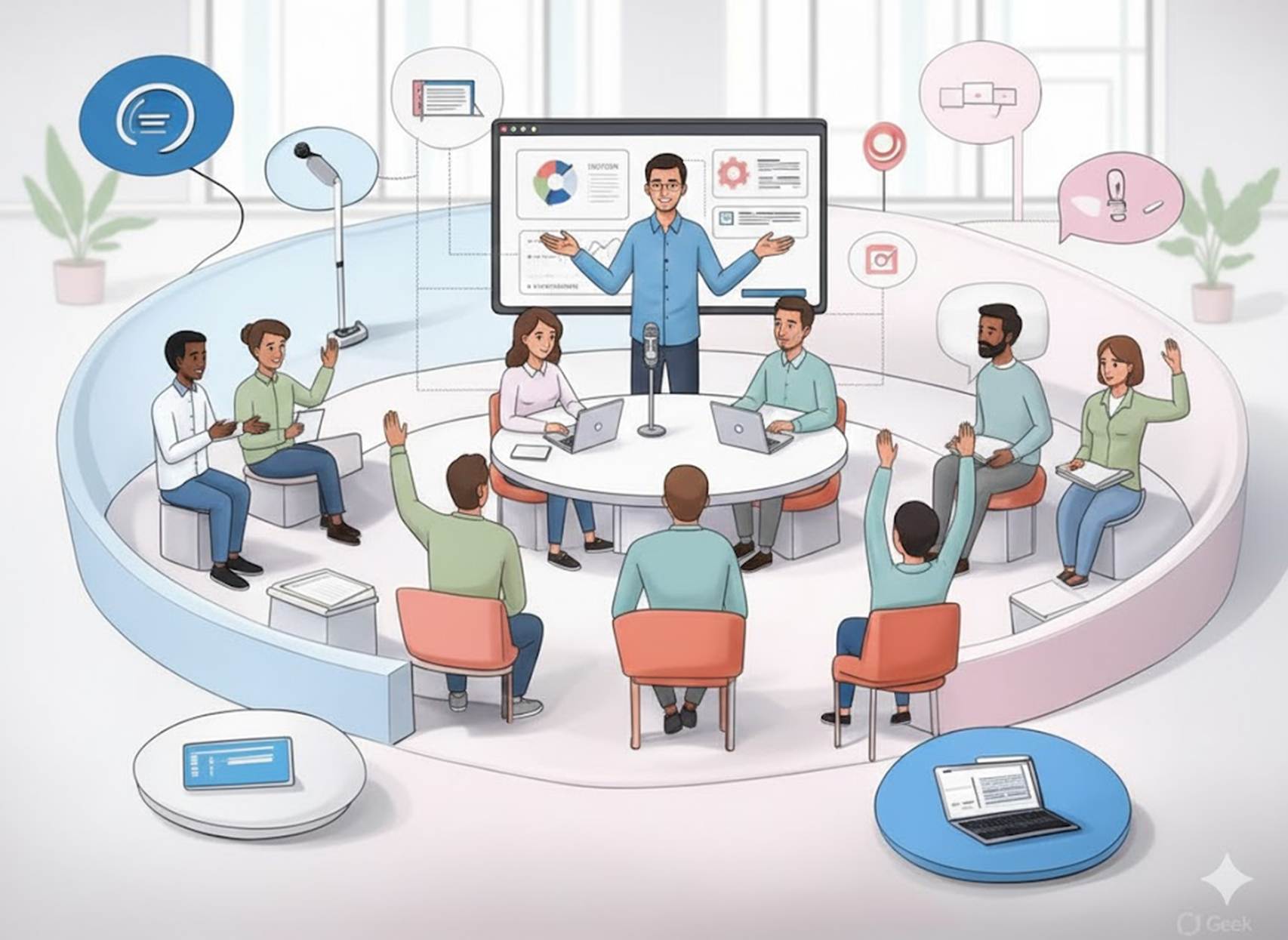 Schaubild Workshop-Szene